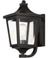 Sutton Place VX 1-Light Outdoor Sconce Black