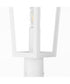 Bravo 1-light Post White