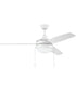 52" Phaze Energy Star 3 Blade 2-Light LED Ceiling Fan (Blades Included) White