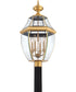 Newbury Extra Large 4-light Outdoor Post Light Antique Brass