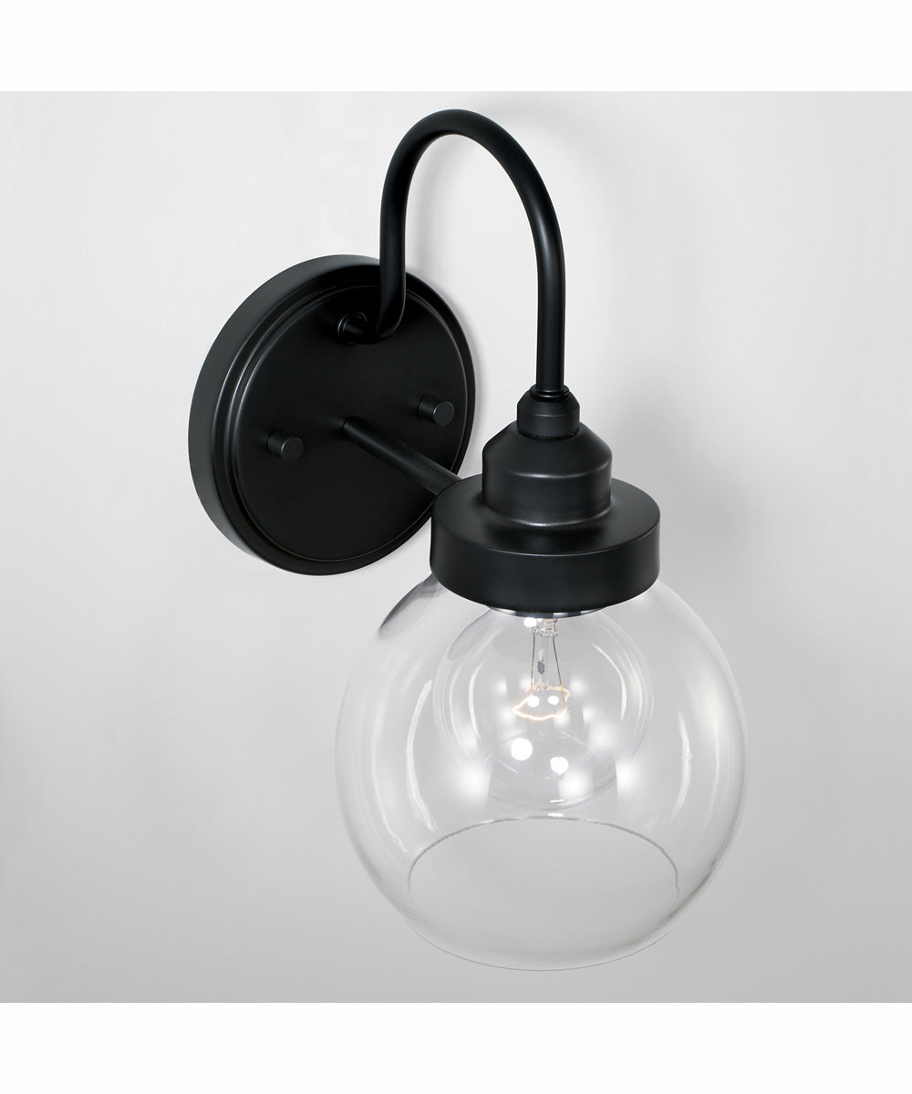 Brecken 1-Light Sconce Matte Black