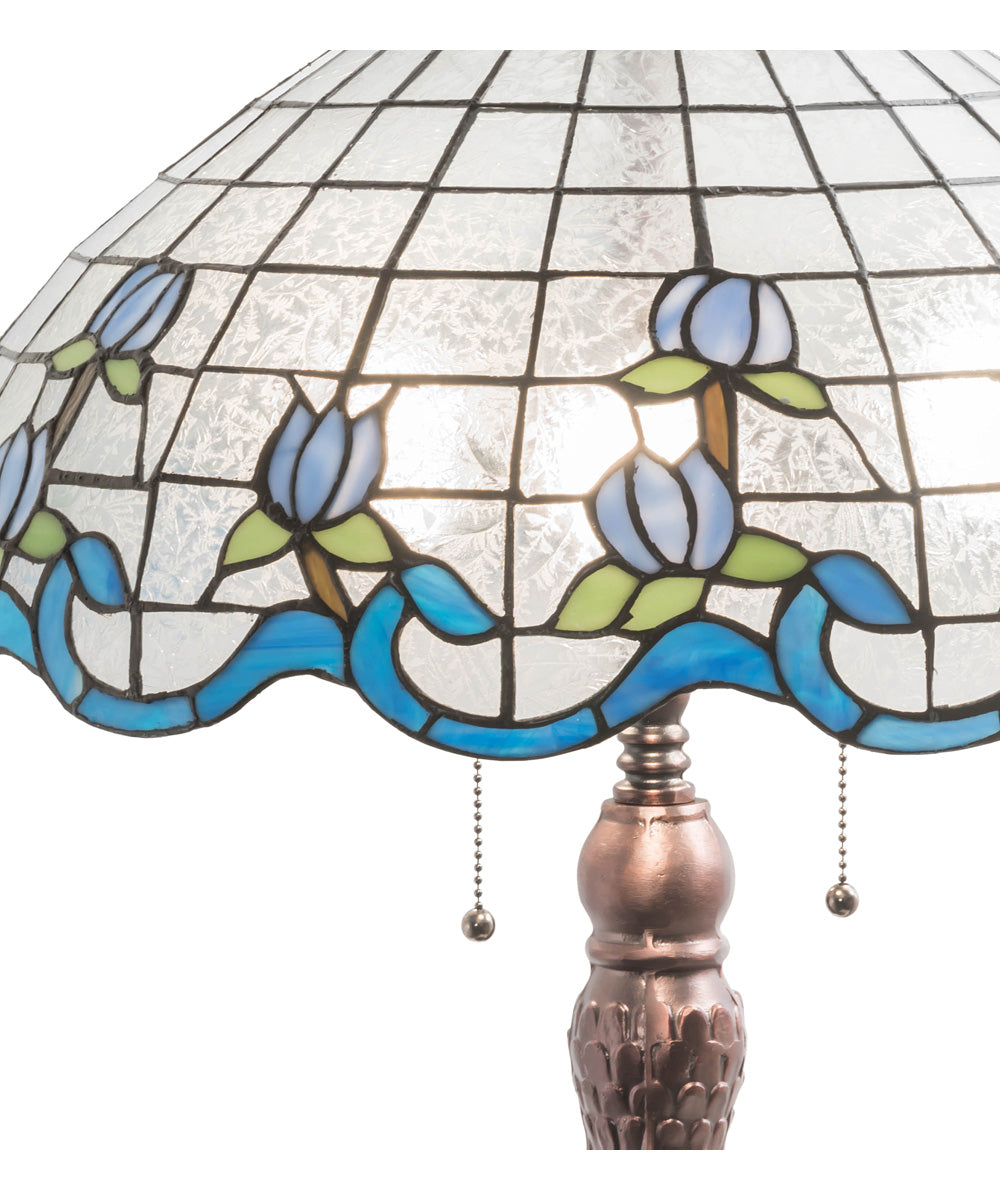 32" High Roseborder Table Lamp