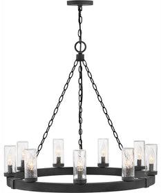 Sawyer 9-Light Large Single Tier in Black