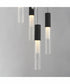 Reeds 5-Light LED Pendant Black