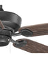 Lakehurst 60" Indoor/Outdoor 5-Blade Ceiling Fan Forged Black