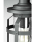 Haslett 1-Light Small Wall Lantern Textured Black
