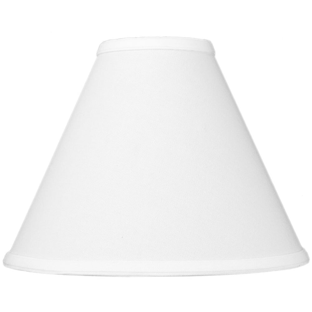11"W x 9"H White Coolie Lampshade