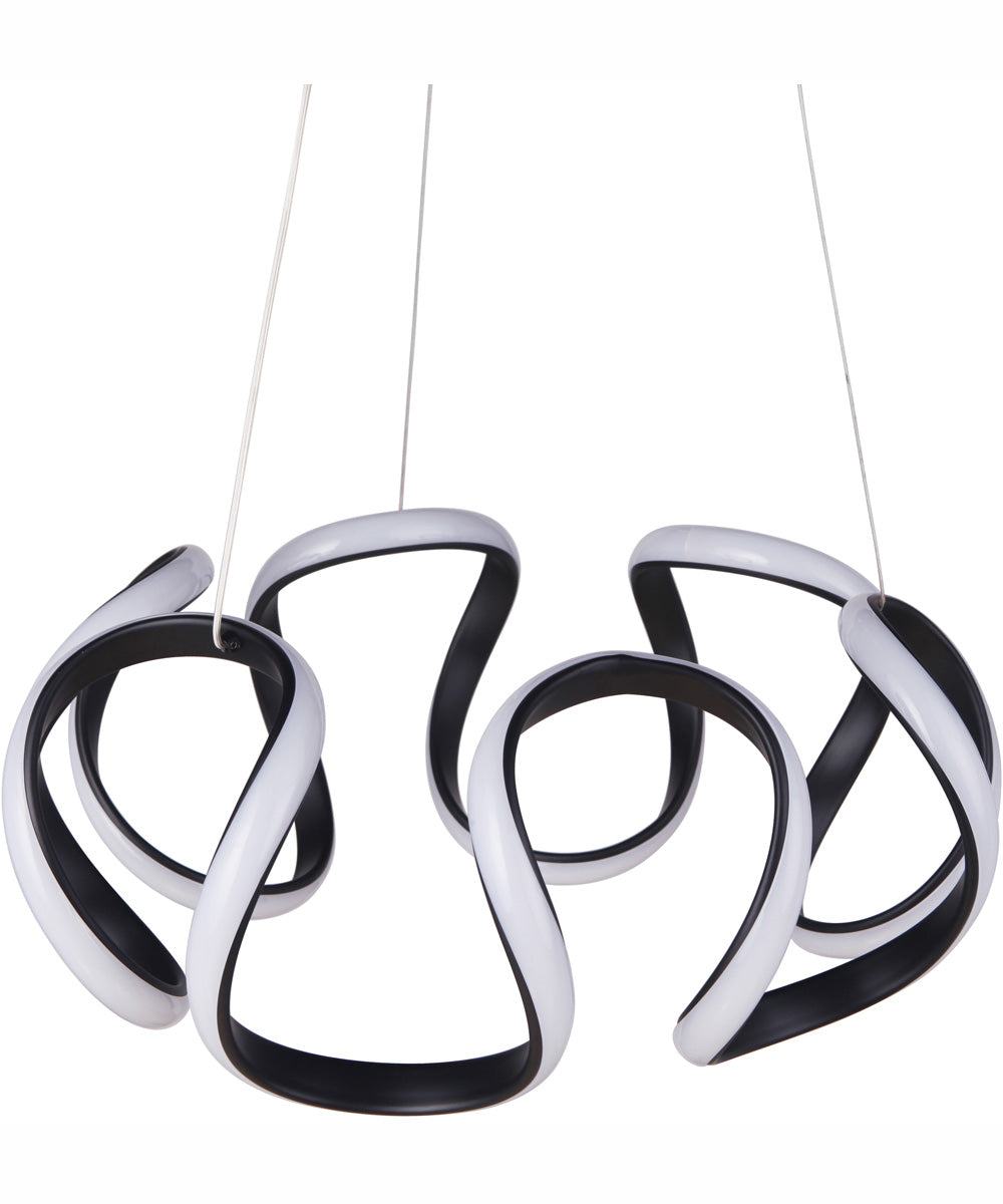 Pulse 1-Light Pendant Flat Black