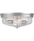 Blakely 2-Light 13-5/8" Flush Mount Polished Nickel