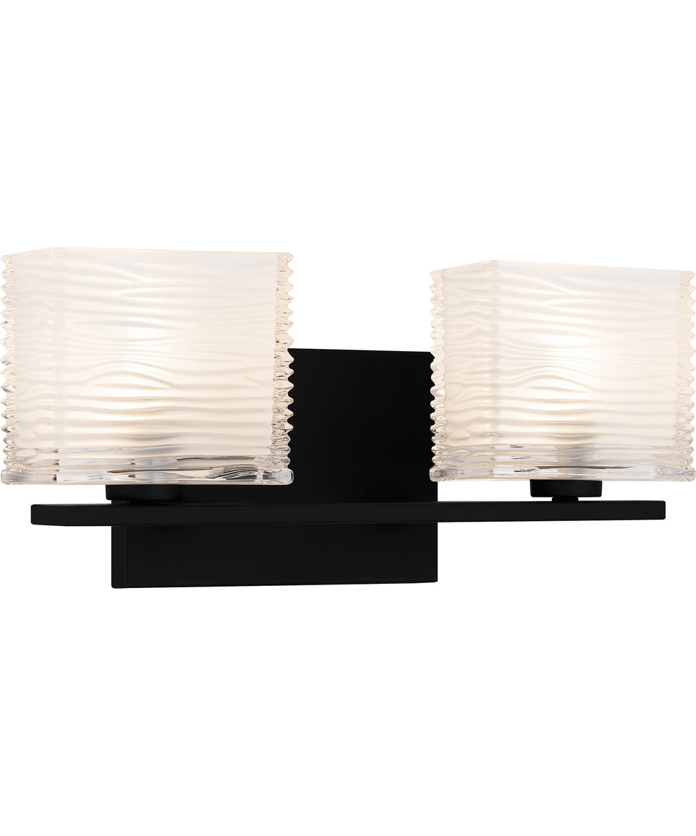 Westcap Medium 2-light Bath Light Matte Black