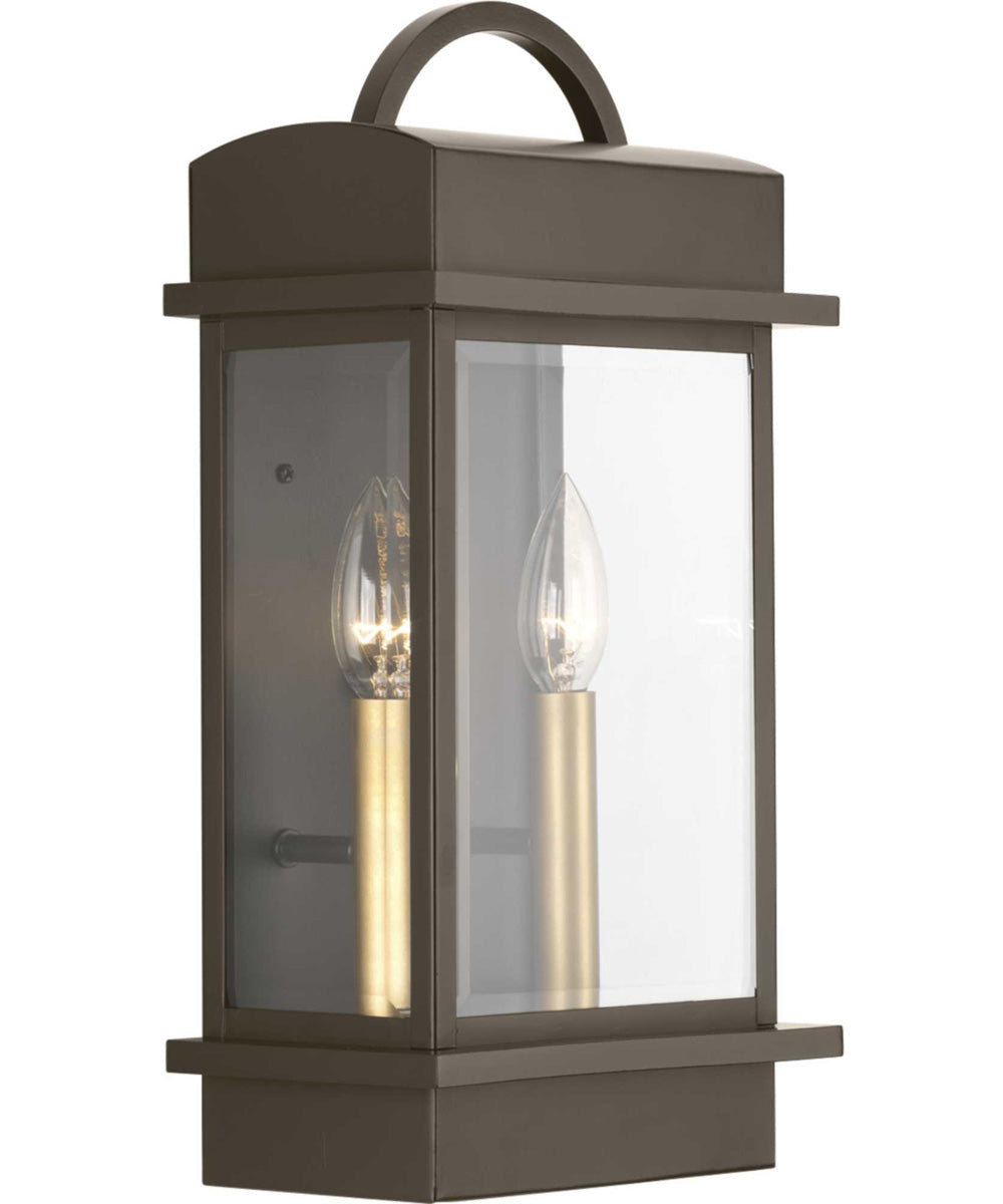 Santee 2-Light Medium Wall-Lantern Antique Bronze