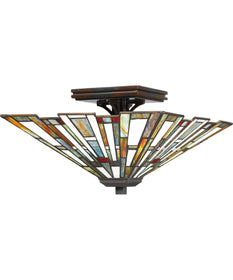 Maybeck 2-light Flush Mount Valiant Bronze