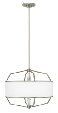24"W Larchmere 4-Light Single Tier Foyer Stem Hung in English Nickel