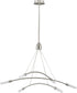 Kylo LED 6-Light Frosted Acrylic Modern Style Chandelier Light Brushed Nickel