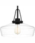 Quoizel Pendant 1-light Pendant Matte Black