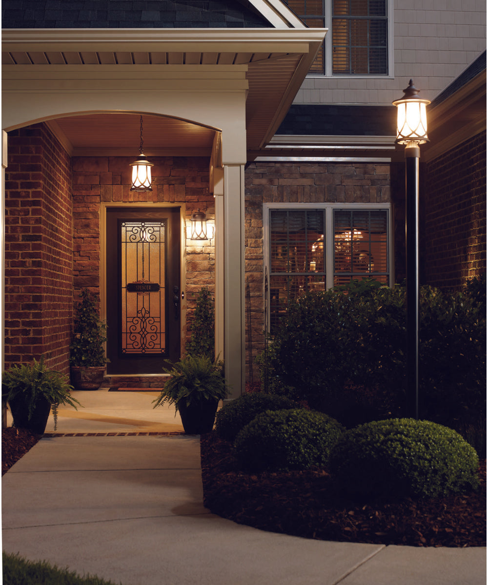 Resort 1-Light Large Wall Lantern Aged Copper