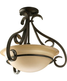 Torino 3-Light Foyer Pendant Forged Bronze