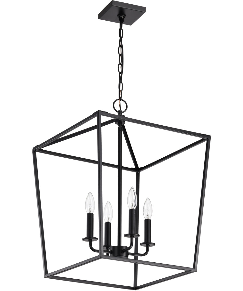 Emma 4-Light Pendant Dark Bronze