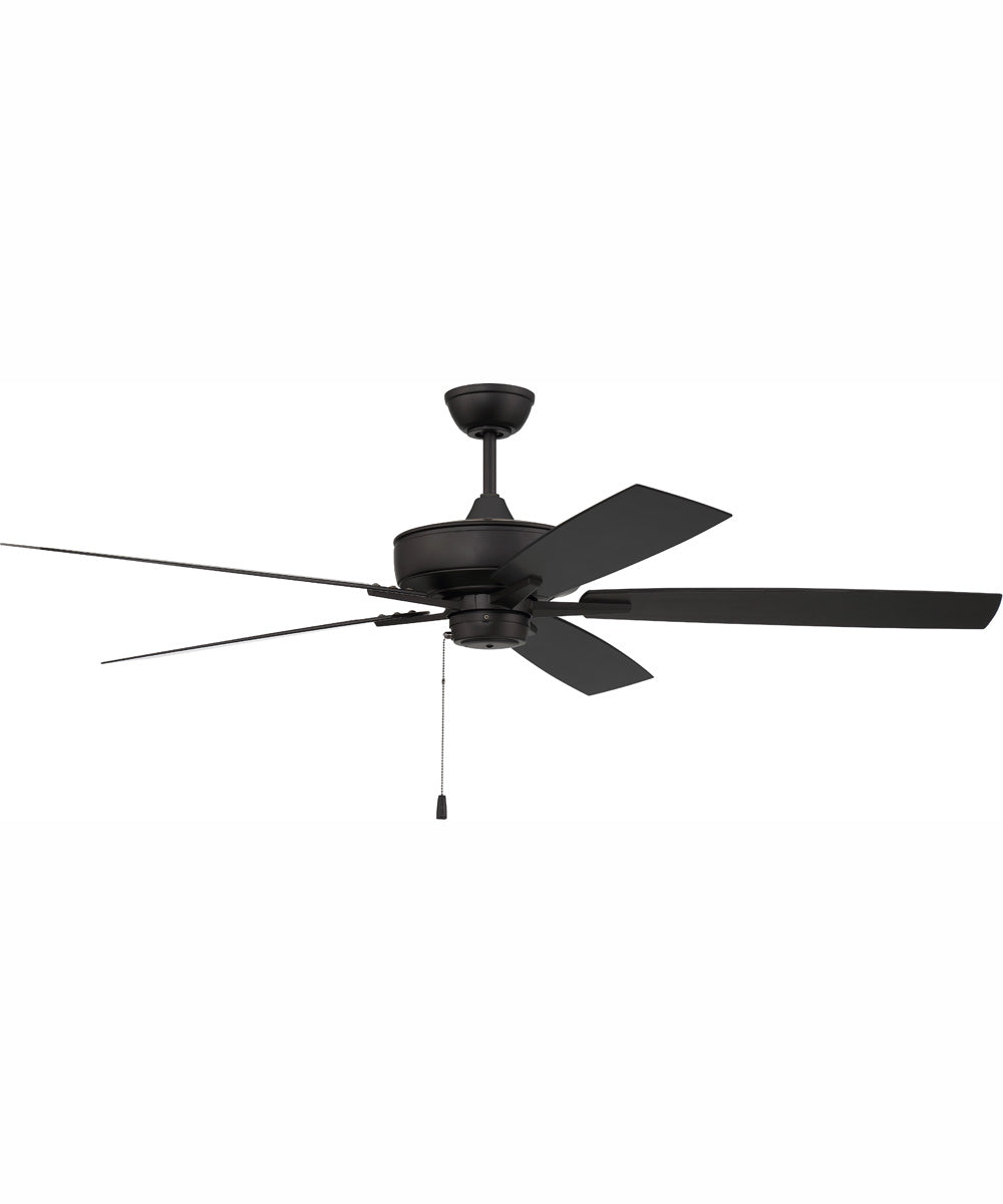 60" Outdoor Super Pro 60 Indoor/Outdoor Ceiling Fan Flat Black