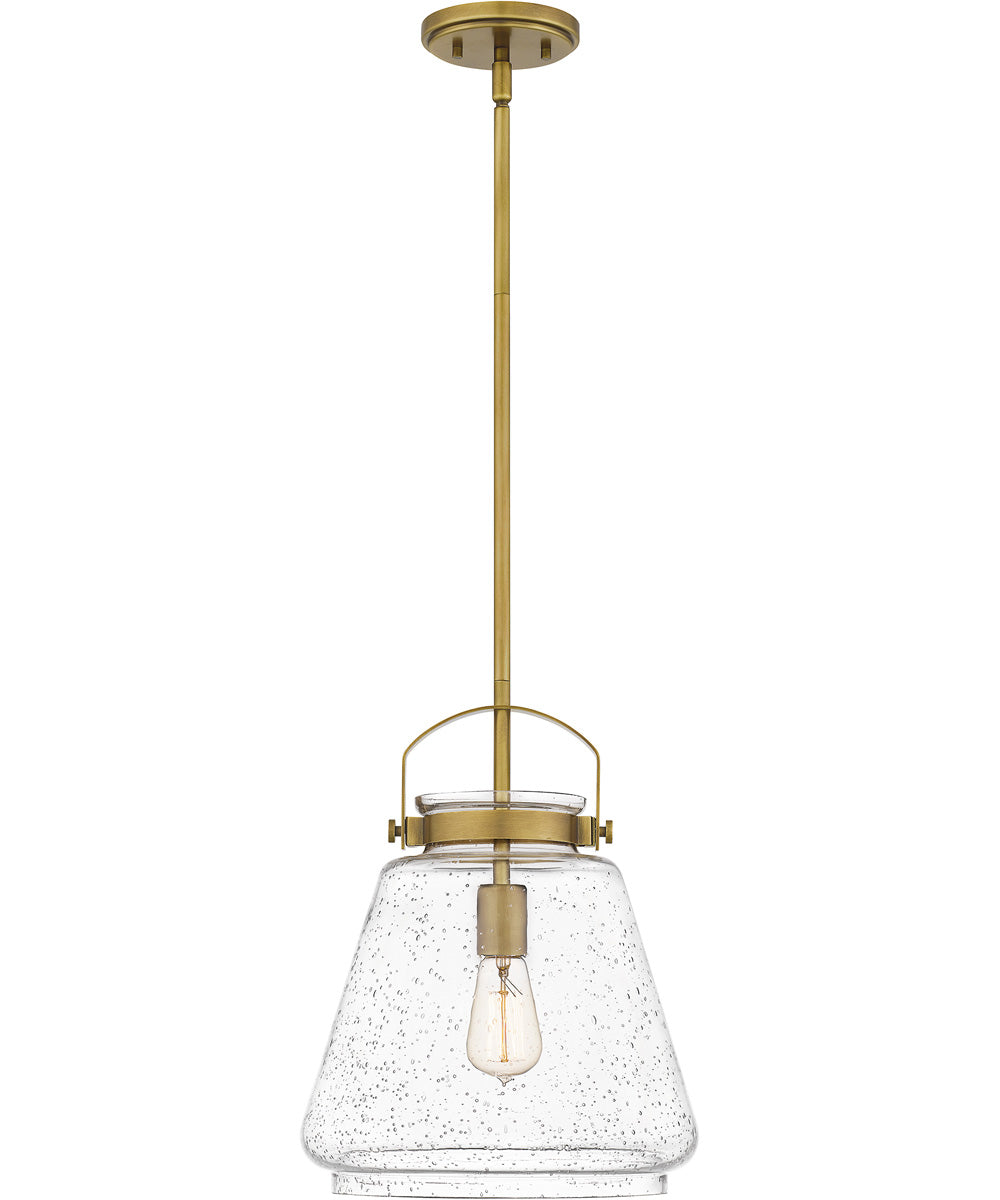 Stella Small 1-light Mini Pendant Weathered Brass