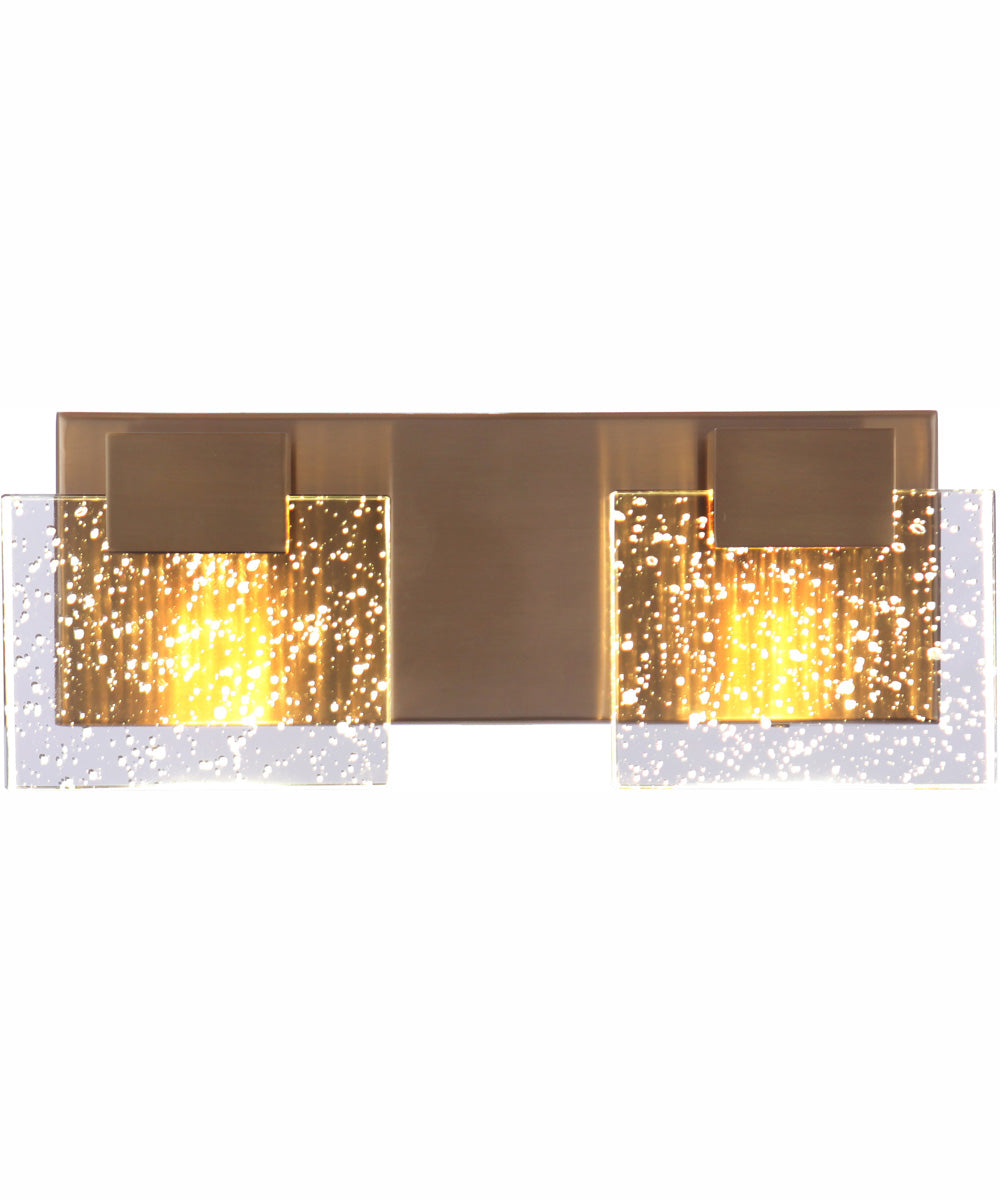 Alamere 2-Light Vanity Satin Brass