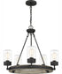 Kelleher 5-light Chandelier Distressed Iron