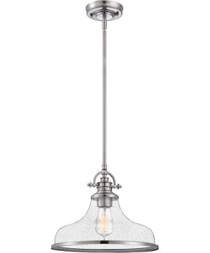 Grant 1-light Pendant Brushed Nickel