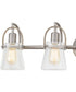 Stafford Extra Large 4-light Bath Light Brushed Nickel