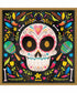 Framed Day of the Dead IV by Art Nd Canvas Wall Art Print (22  W x 22  H), Sylvie Gold Frame