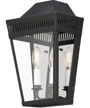 Oxford Outdoor 2-Light Wall Sconce Black