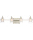 Kolt Extra Large 4-light Bath Light Brushed Nickel