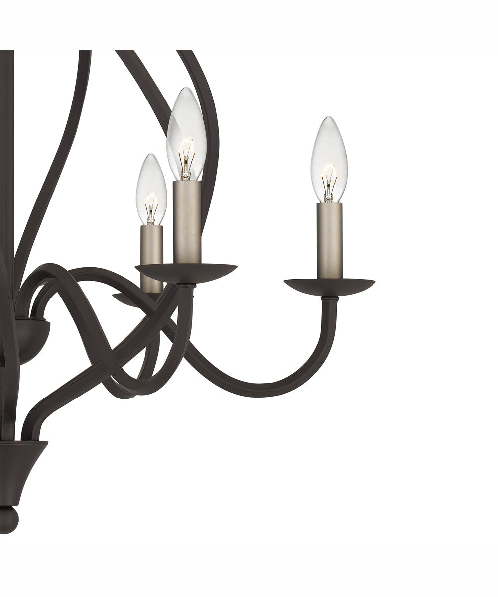 Dupont 6-light Chandelier Old Bronze
