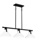 Brink Medium 3-light Island Light Matte Black