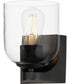 Scoop 1-Light Bath Vanity Black