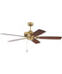 Fortitude Ceiling Fan (Blades Included) Satin Brass