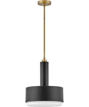 Cedric 2-Light Medium Pendant in Black