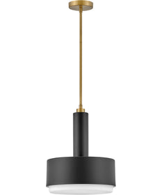 Cedric 2-Light Medium Pendant in Black
