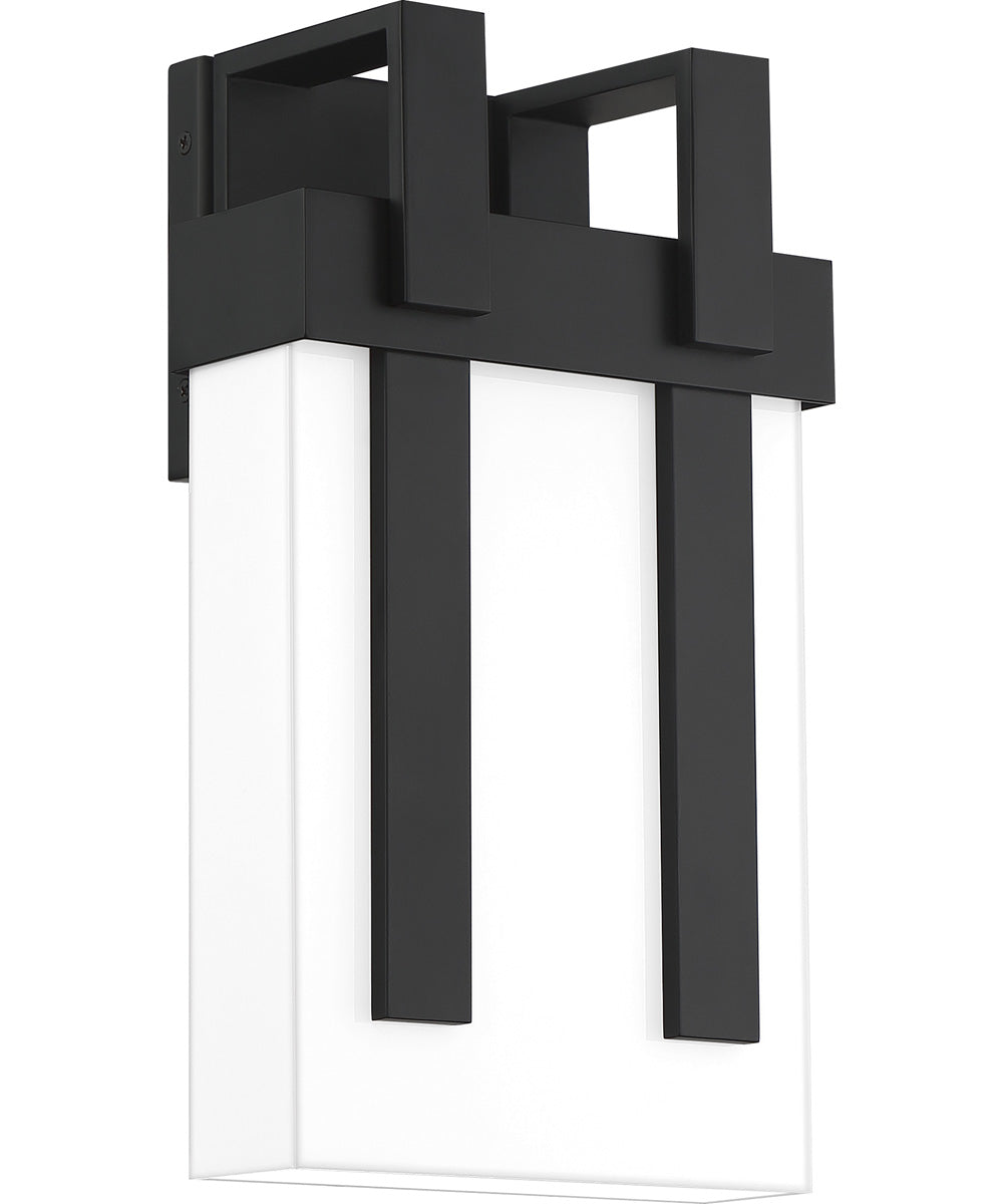 Ruben Medium Outdoor Wall Light  Coastal Armour Aluminum Matte Black