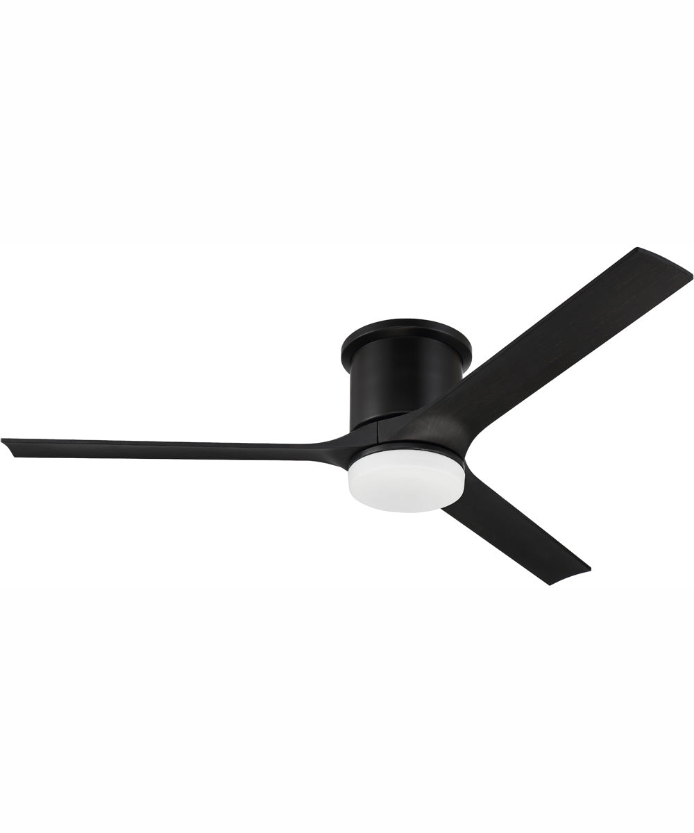 60" Burke 1-Light Ceiling Fan Flat Black