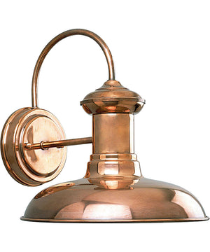 Brookside 1-Light Medium Wall Lantern Copper