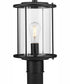 Gunther 1-Light Modern Farmhouse Post Lantern Matte Black