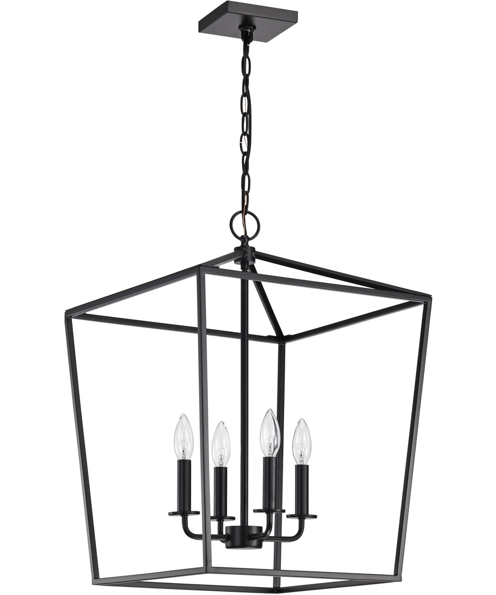 Emma 4-Light Pendant Dark Bronze