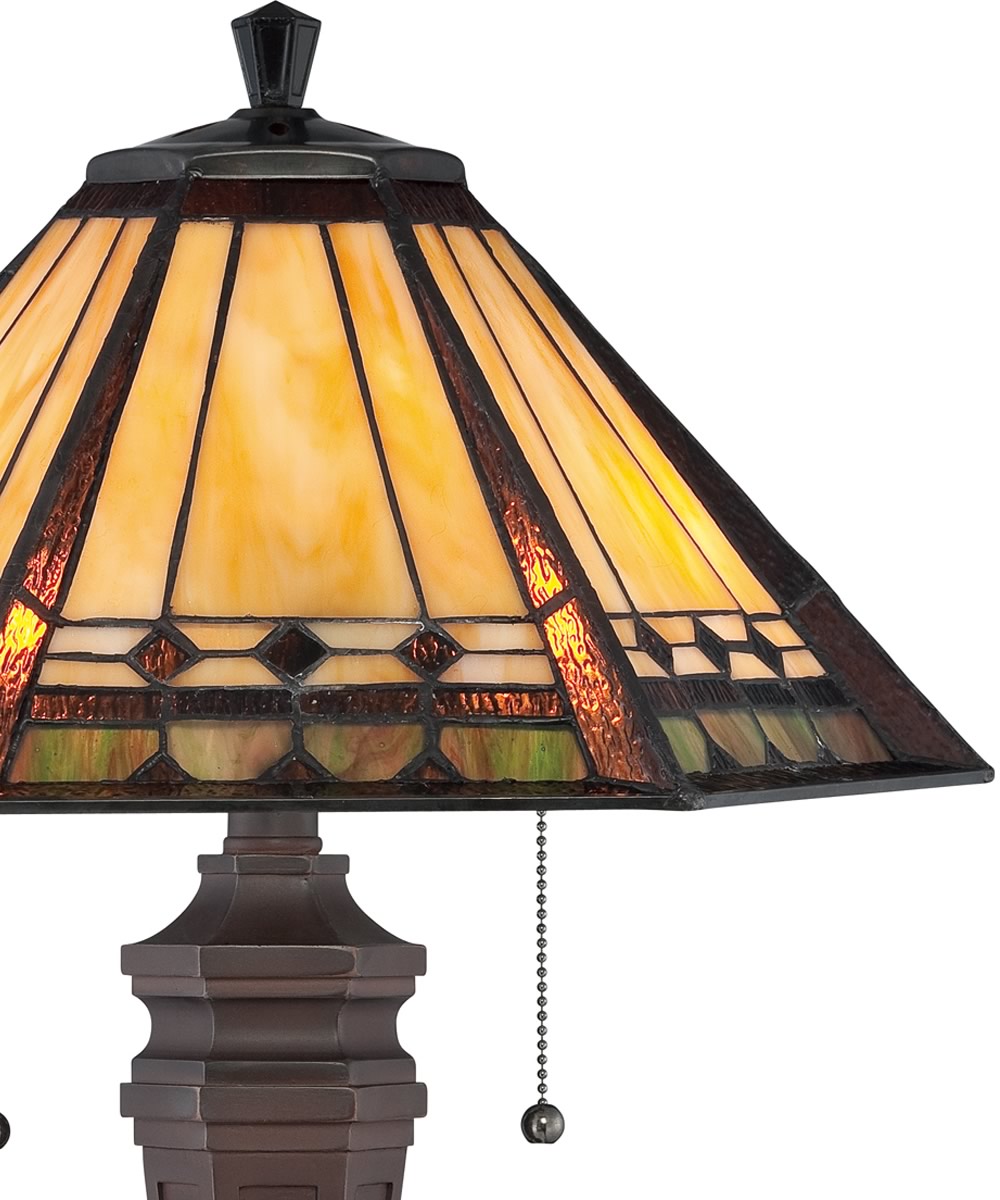 Arden Small 2-light Table Lamp Russet