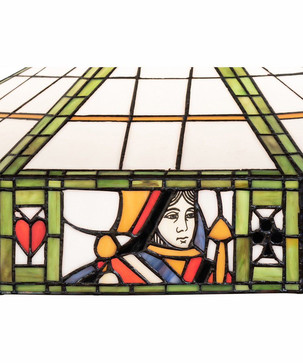 65" High Poker Face Floor Lamp