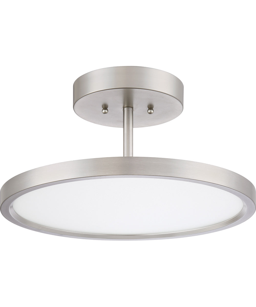 Beltway  Semi Flush Mount Brushed Nickel