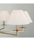Gilda 6-Light Chandelier Aged Brass