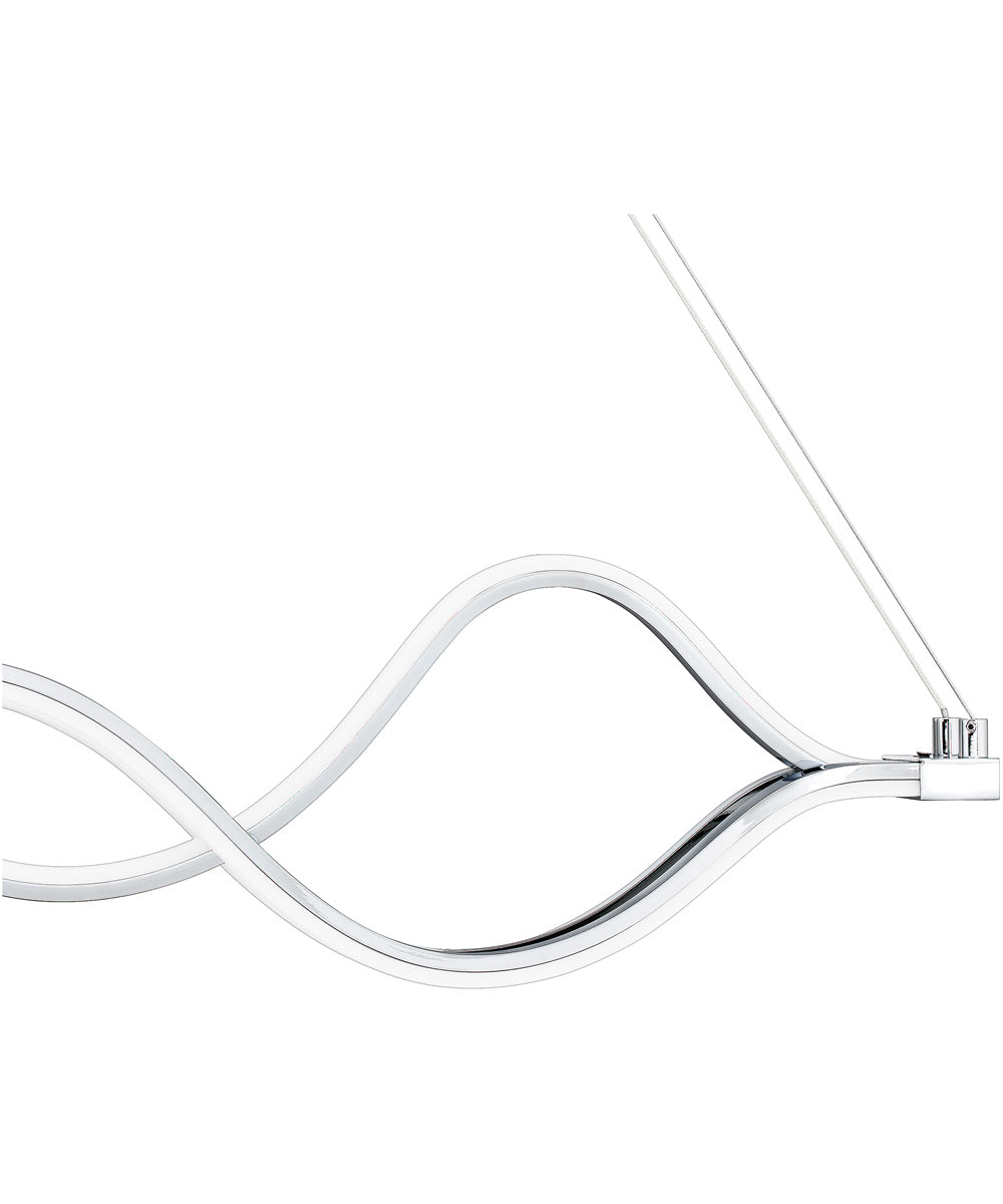 Bleecker  Island Light Polished Chrome