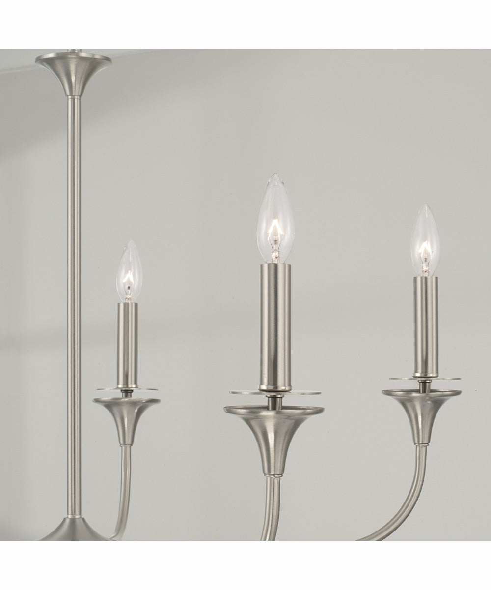 Presley 5-Light Chandelier Brushed Nickel
