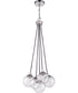 Que 5-Light Pendant Chrome