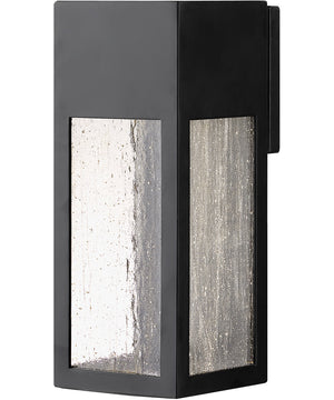 Rook 1-Light LED Medium Outdoor Wall Mount Lantern in Satin Black